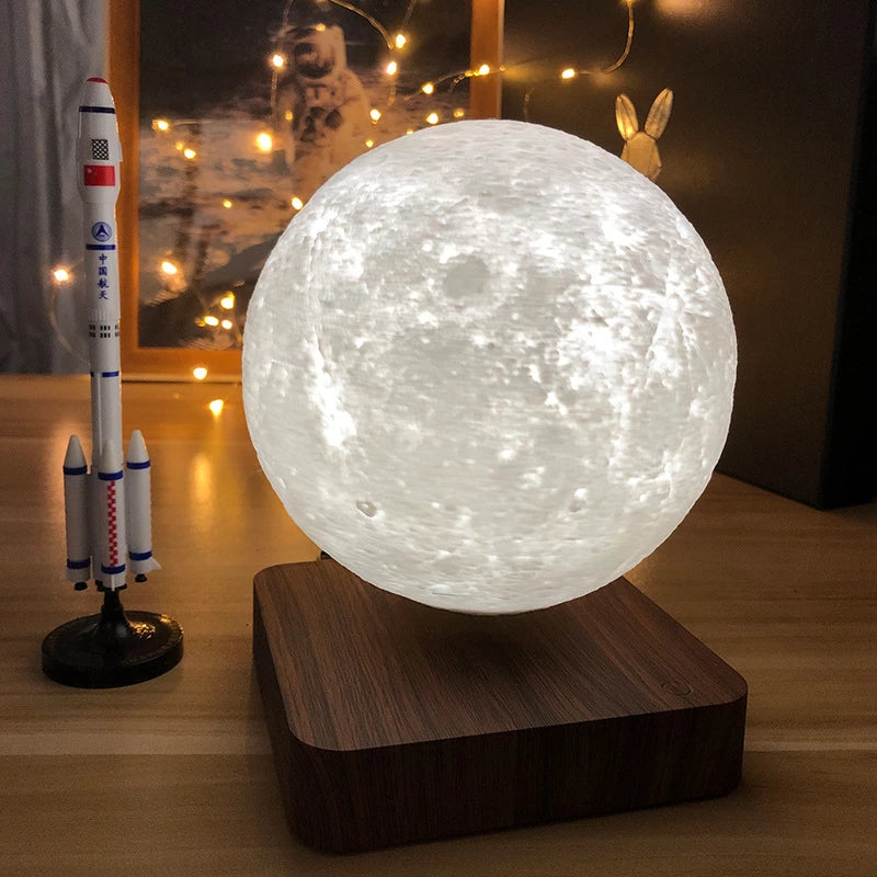 Customized 3D Magnetic Levitation Moon Lamp