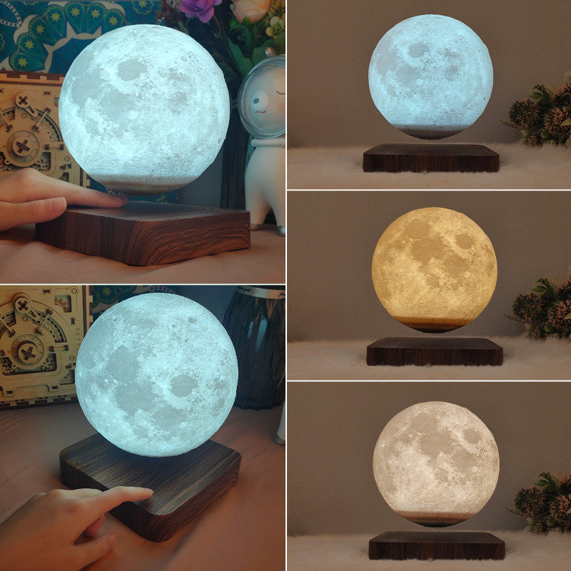 Customized 3D Magnetic Levitation Moon Lamp