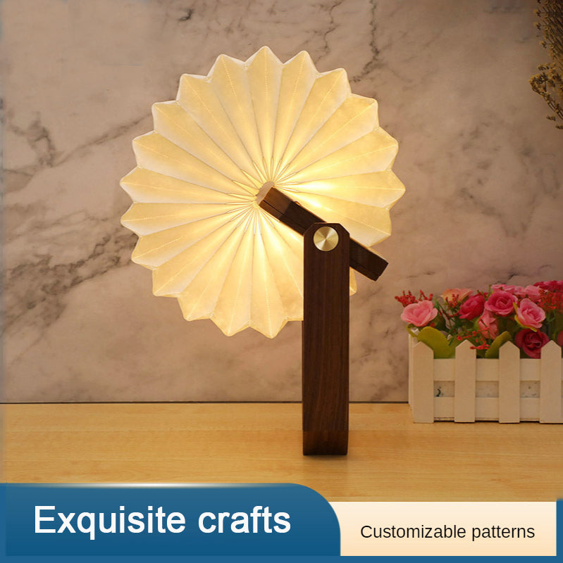 Creative Wooden Hand Lamp: Perfect Bedside Table Decoration