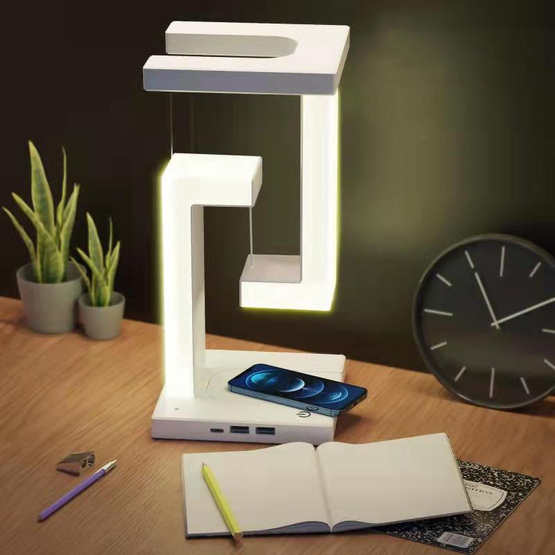 Floating Balance Lamp: Creative Wireless Charging for Home and Bedroom